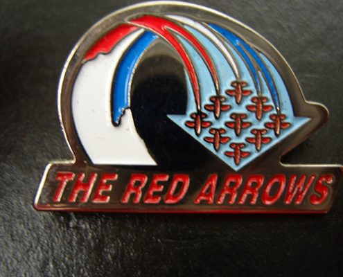 Red Arrows Rolling Diamond 9 Pin Badge