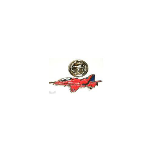 Small Red Arrows Hawk Side View Pin Badge