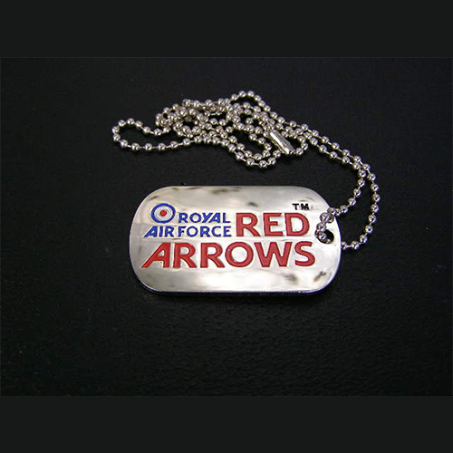 Red Arrows Logo Dog Tag With Chain