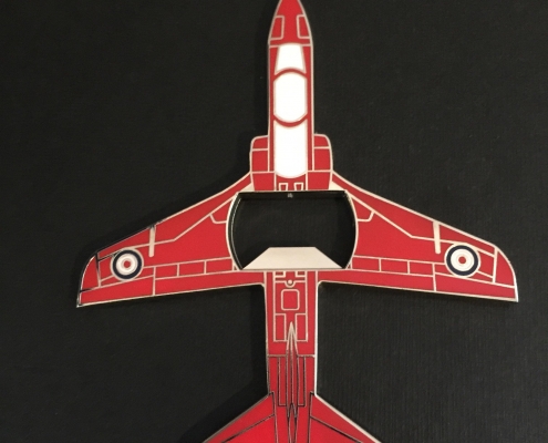Red Arrows Hawk Bottle Opener