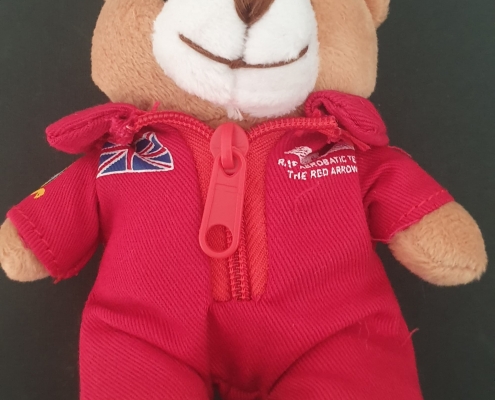 Red Arrows Flight Suit Teddy Keyring