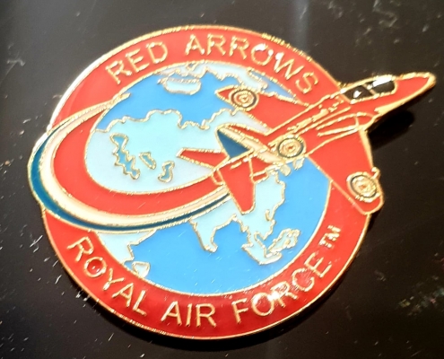 Red Arrows Across the World Pin Badge
