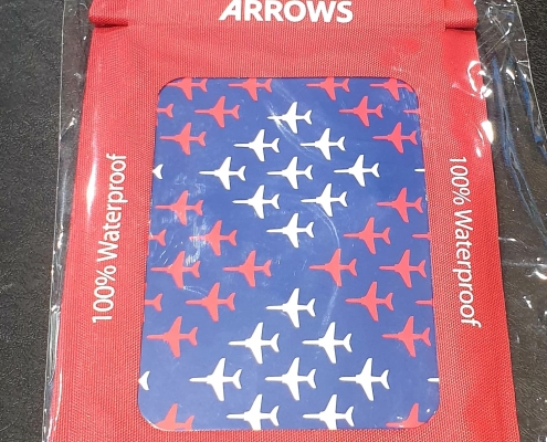 Red Arrows Waterproof Survival Pouch