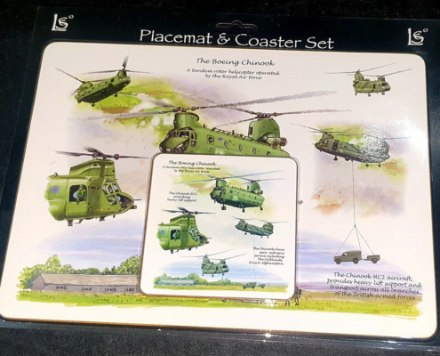Chinook Wooden Placemat & Coaster Set