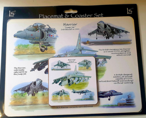 Harrier Placemat & Coaster Set