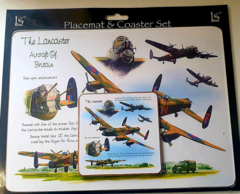 Lancaster Bomber Placemat & Coaster Set