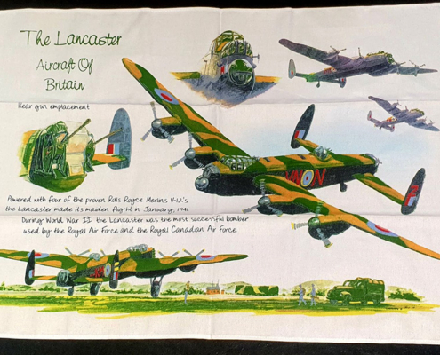 Lancaster Bomber Tea Towel