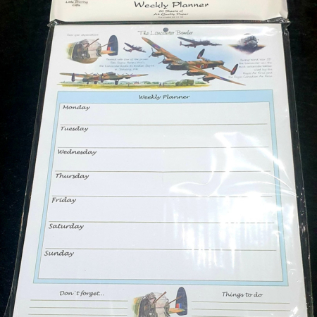 Lancaster Bomber Weekly Planner