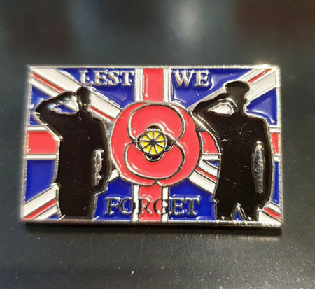 Lest We Forget Pin Badge