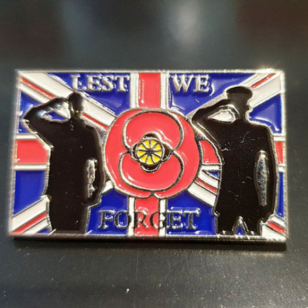 Lest We Forget Pin Badge