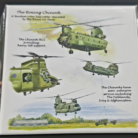 RAF Chinook Typhoon Metal Magnet
