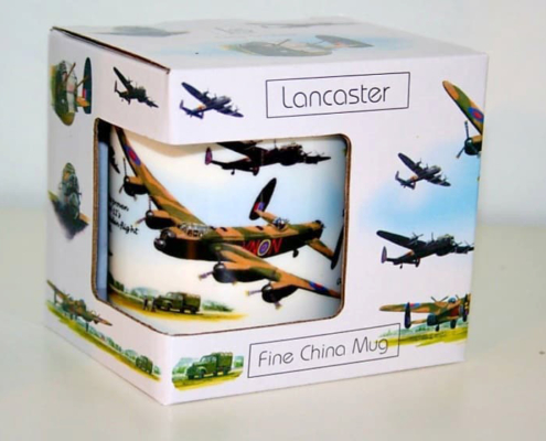 RAF Lancaster Bomber Bone China Mug Set