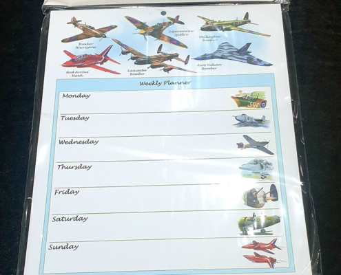 RAF Planes Weekly Planner