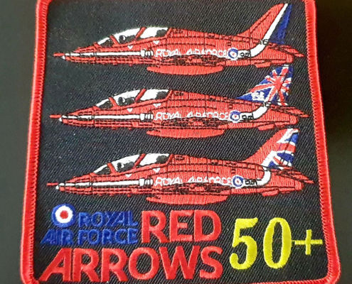 RAF Red Arrows 50th Display Season Embrodered Patch