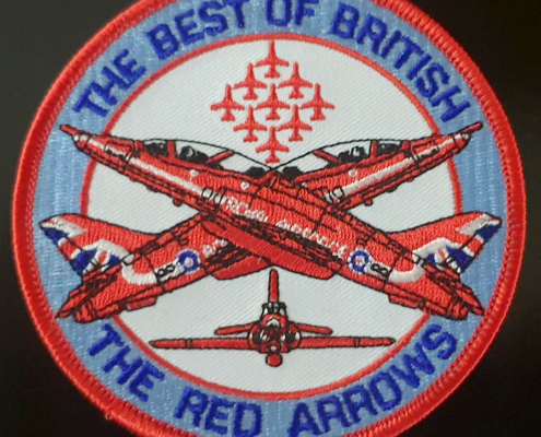 RAF Red Arrows Best of British Embroidered Patch
