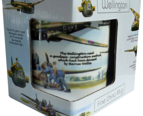 RAF Wellington Bomber Bone China Mug Set