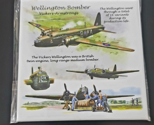 RAF Wellington Bomber Metal Magnet
