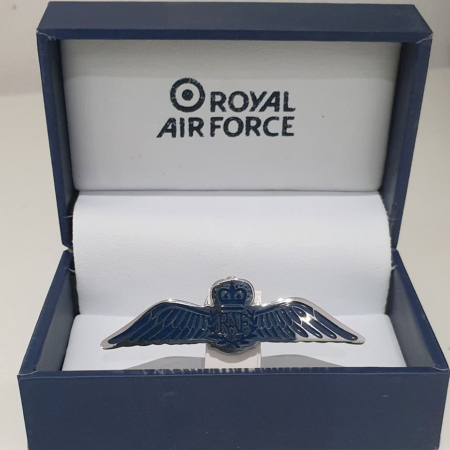 RAF Wings Pin Badge Boxed