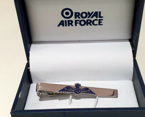 RAF Wings Tie Slide Boxed