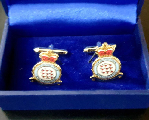 Red Arrows Eclat Squadron Crest Boxed Cufflinks