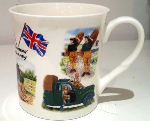 The Womens Land Army land girls ww2 fine china mug