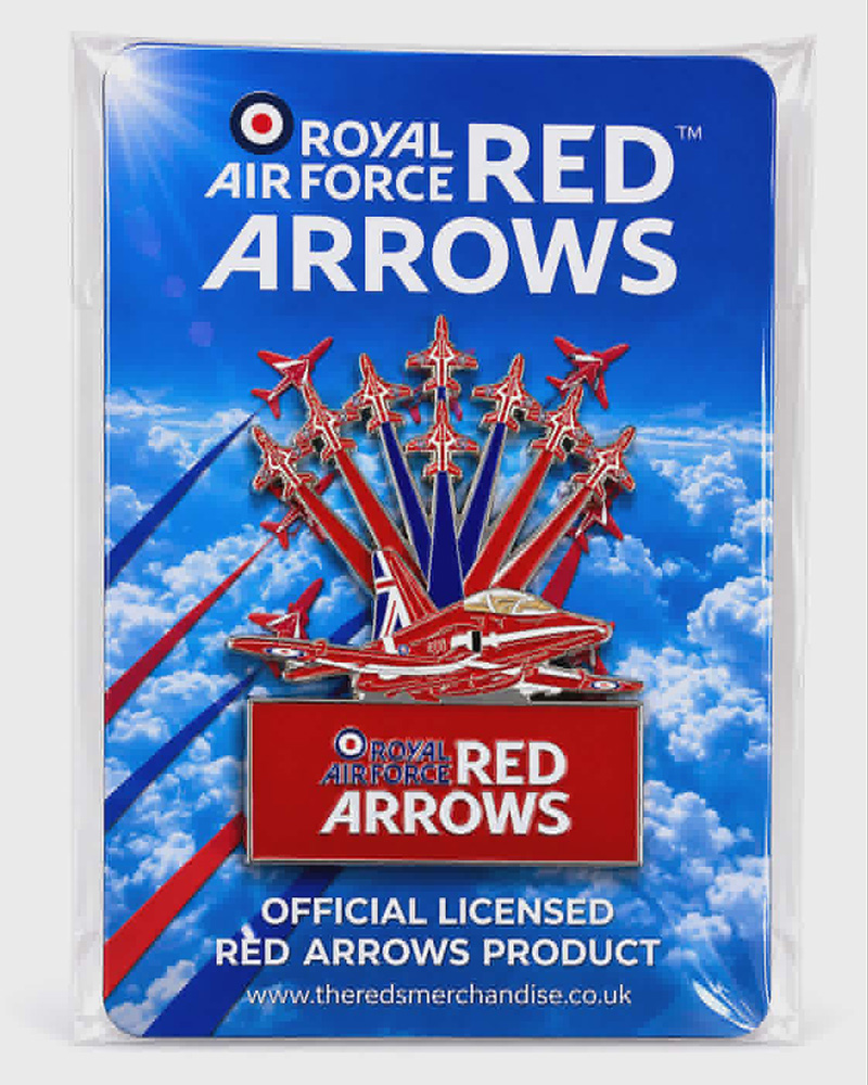 Large Red Arrows 9 Hawk Fridge Magnet