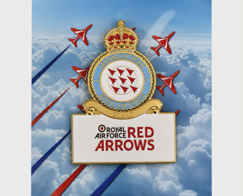 Red Arrows Kings Crest Eclat & Logo Magnet