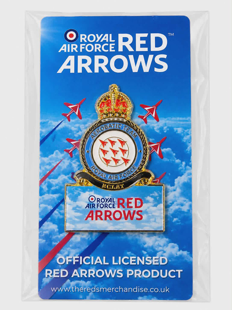 Red Arrows Kings Crest Eclat Pin Badge