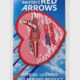 Red Arrows Large Embroidered Pink Sky Heart Patch